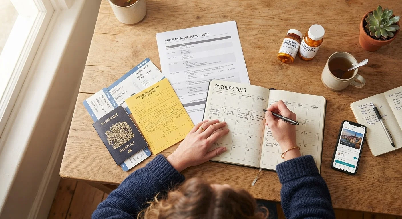 Before You Fly: A Pre-Trip Health Preparation Timeline