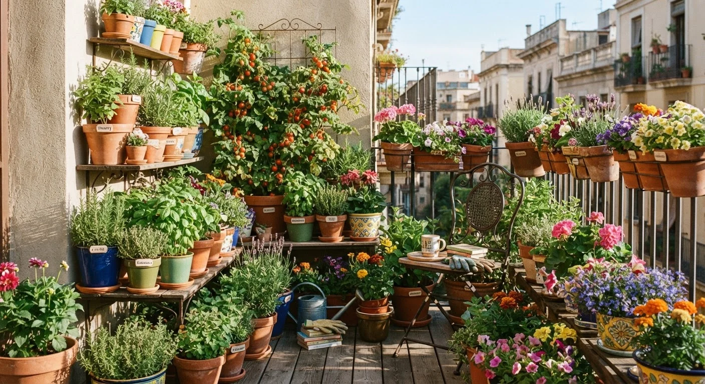 Container Gardening on Patios and Balconies