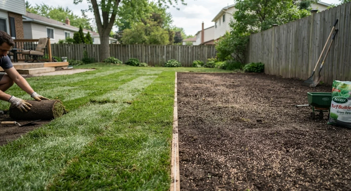 Grass Seed vs. Sod: Which Way to a New Lawn Makes More Sense?