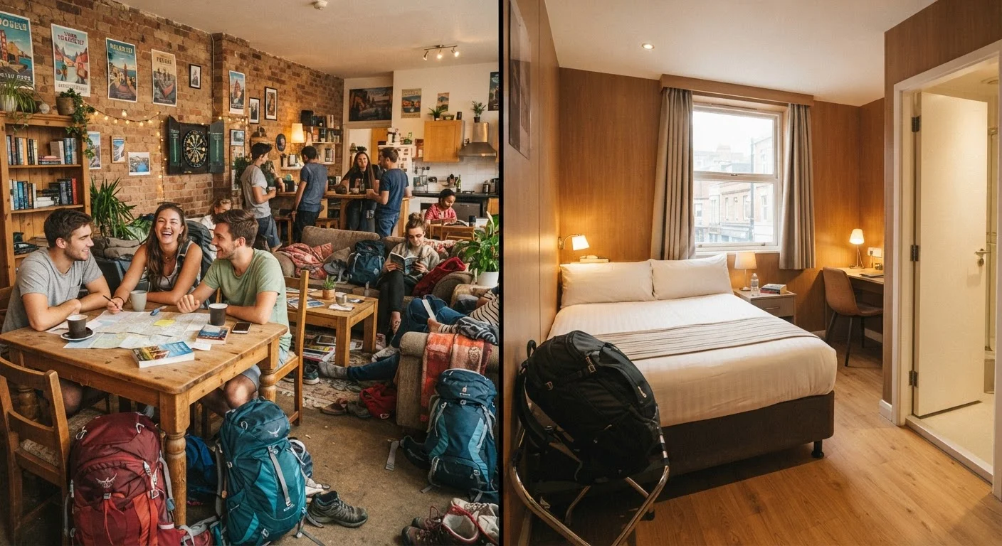 Hostels vs. Budget Hotels: Weighing the Overnight Trade-Offs