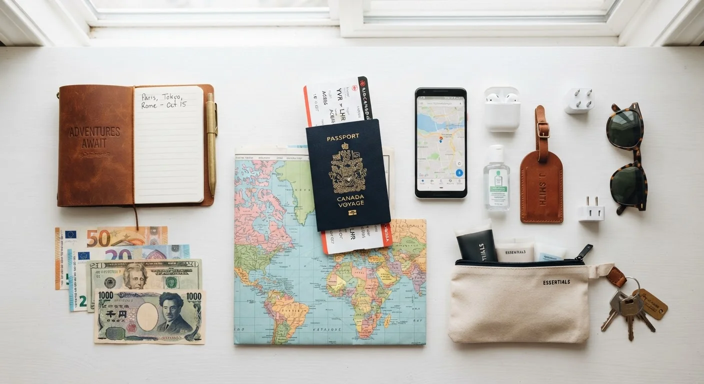 International Trip Planning: From Destination Choice to Day-One Arrival