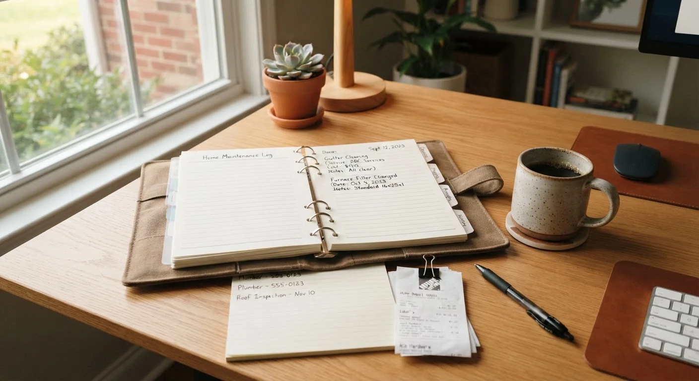 Keeping a Home Maintenance Log: Why It Matters and What to Track
