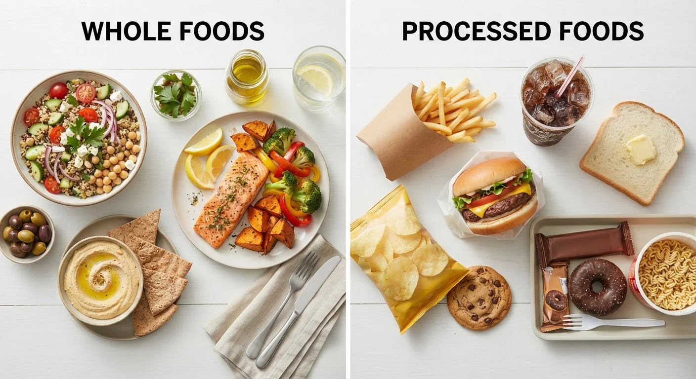 Mediterranean Diet vs. Standard American Diet: A Nutritional Comparison