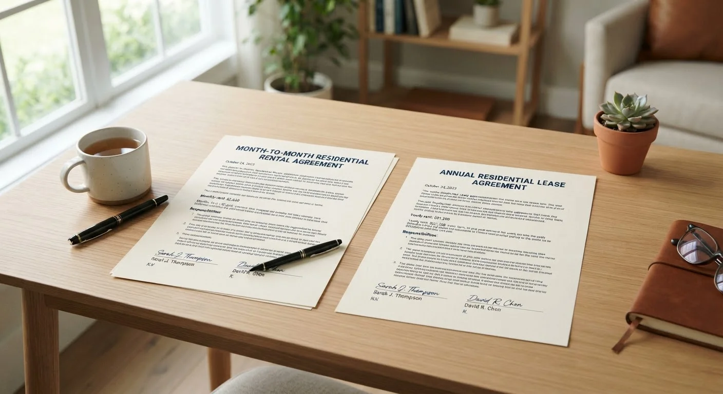 Month-to-Month Lease vs. Fixed-Term Lease