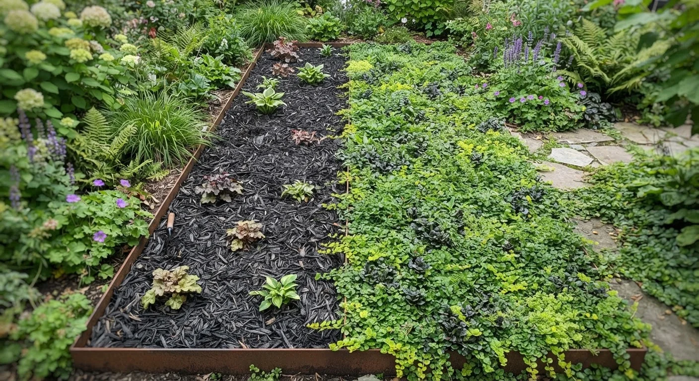Mulch vs. Ground Cover: Choosing the Right Weed Barrier