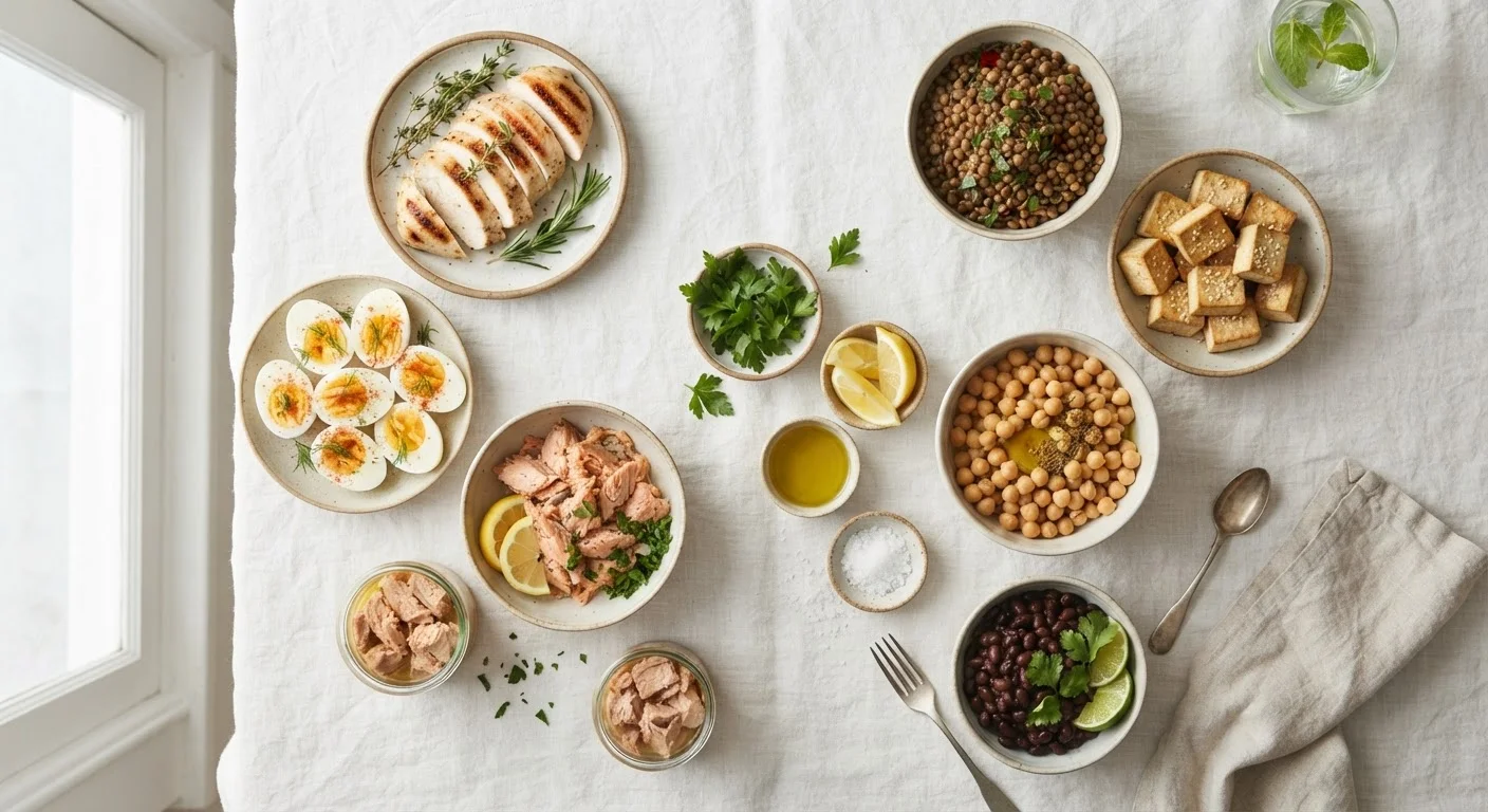 Protein Sources Side by Side: Animal vs. Plant Options