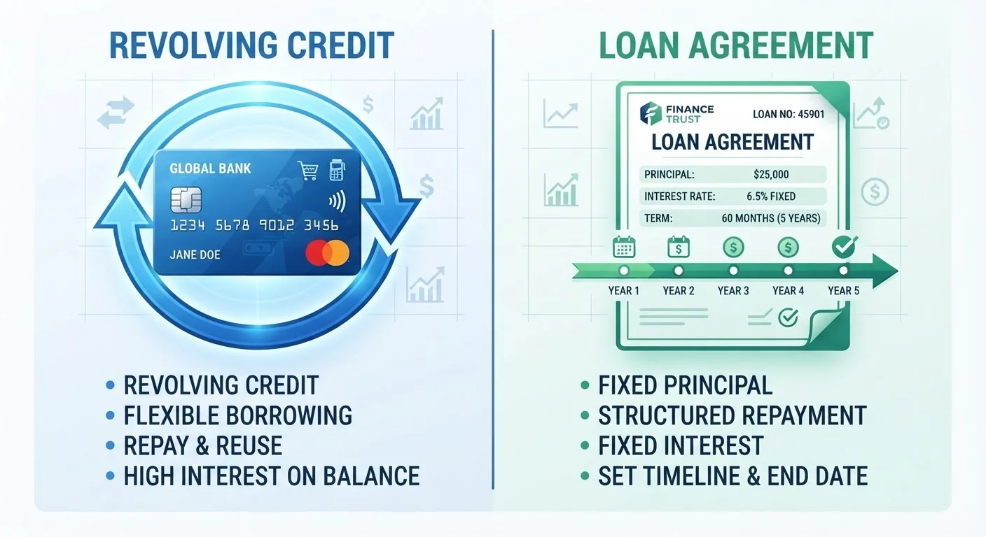 Revolving Credit vs. Installment Loans: Two Very Different Kinds of Debt