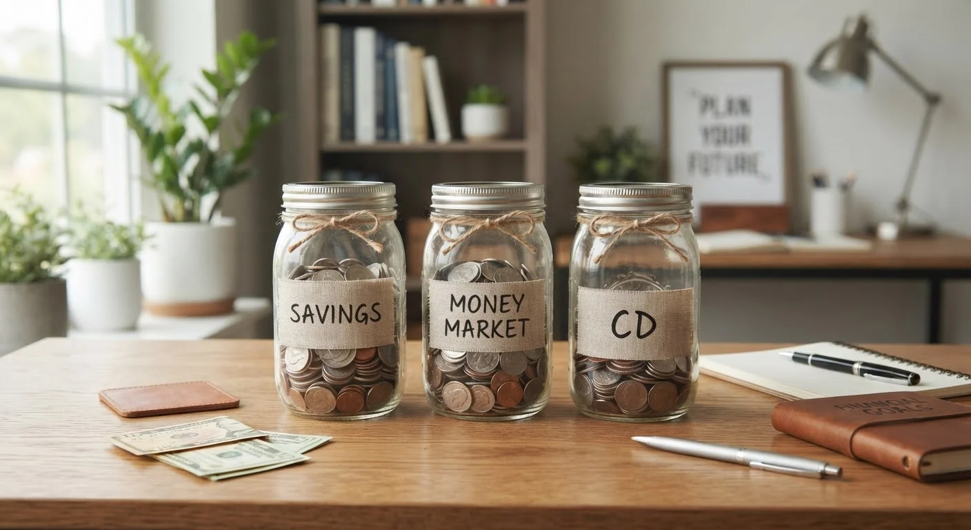 Savings Accounts, Money Market Accounts, and CDs: What's the Difference for Emergency Savers?