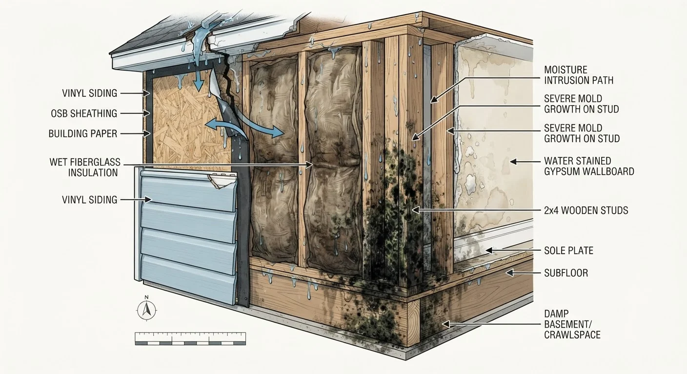 What Happens Inside Your Walls When Moisture Goes Unchecked