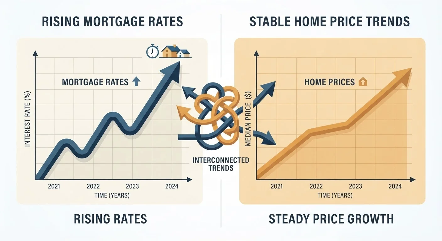 Why Home Prices and Mortgage Rates Don't Always Move Together